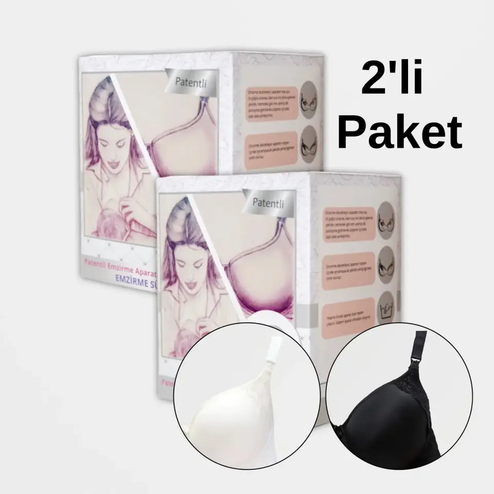Mom2Baby 2li Emzirme Destek Sütyeni